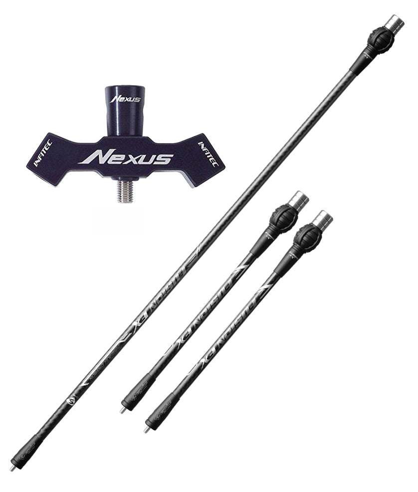 Epic Fusion EX High Modulus Cross Carbon Stabilizer & Infitec Nexus V-Bar Set