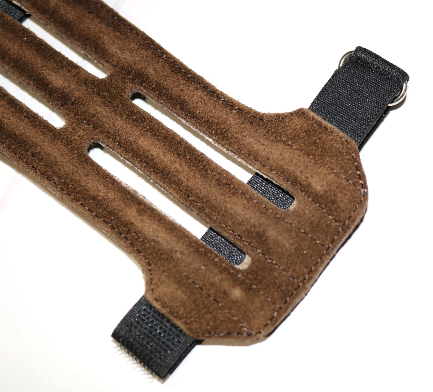 Farmington Archery 7.25" Suede Vented Leather Adjustable Cowhide Armguard
