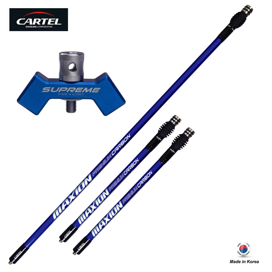 Cartel Archery Maxion Carbon Stabilizer & Supreme V-Bar System Kit