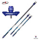 Nexus Edge 30" & 12" High Module Carbon Stabilizers + V-Bar Set / Black Color