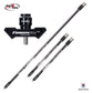 Nexus Edge 30" & 12" High Module Carbon Stabilizers + V-Bar Set / Black Color