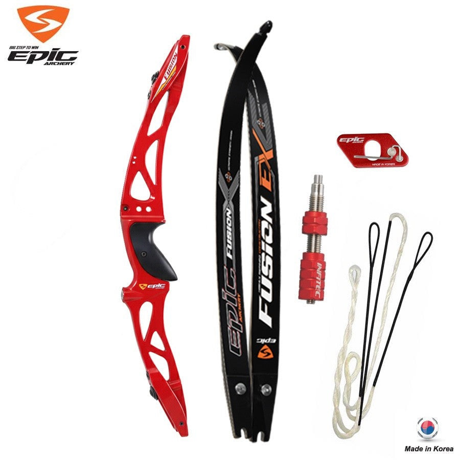 Epic 68" Fusion MAX Riser & Wood Fiber Limbs Bow Set / Right Hand / Made in Korea
