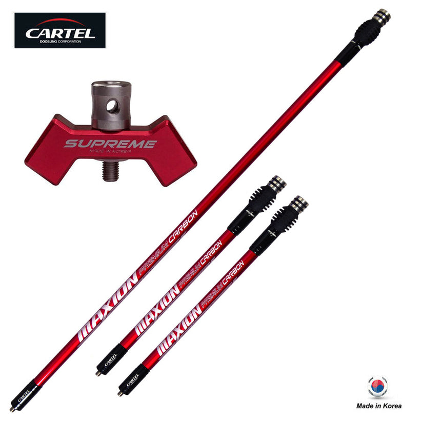 Cartel Archery Maxion Carbon Stabilizer & Supreme VBar System Kit